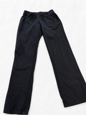 Nike Black Wide-Leg Drawstring Pants